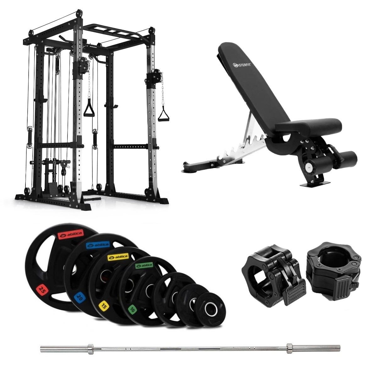 Masterfit discount squat rack